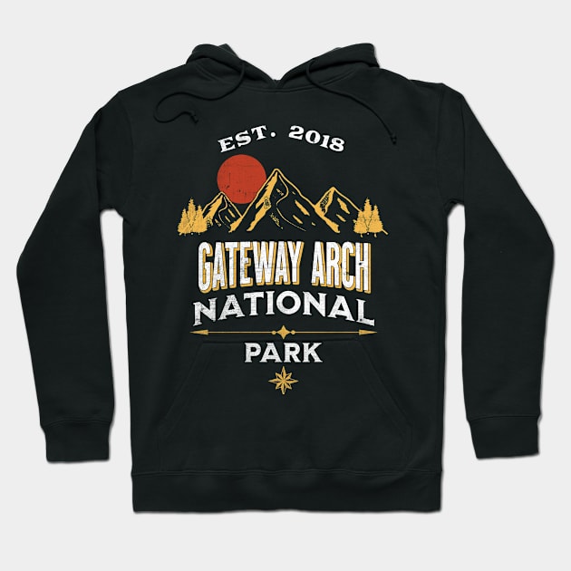 Gateway Arch National Park Hoodie by Alien Bee Outdoors